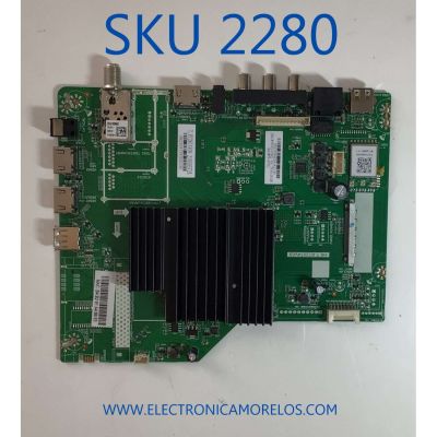 MAIN PARA SMART TV RCA 4K (2160P) NUMERO DE PARTE RWOSU7049 / HK.T.RT2874V09 / B4:B2:91:A4:86:53 / HX210305391K2130 / HK21WTV-073ZJ-701 / TV34110128 / B4:B2:91:A4:86:53 / T.RT2874V09 210505T2A / ZK210173Y002130 / PANEL 72000725YTGT / MODELO RWOSU7049